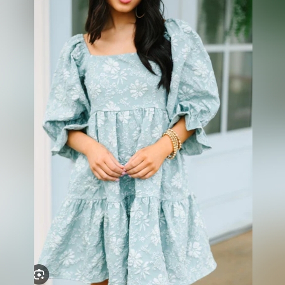 Entro Pink Floral Dress From Red Dress Boutique - Picture 4 of 4